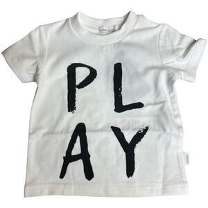 Miles Baby Unisex White Graphic T-Shirt Baby 3M NWT